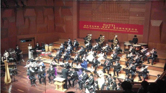 武漢音樂(lè)學(xué)院武漢音樂(lè)學(xué)院管樂(lè)團(tuán)成立音樂(lè)會(huì)新聞報(bào)道 