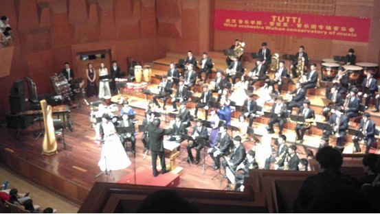 武漢音樂(lè)學(xué)院武漢音樂(lè)學(xué)院管樂(lè)團(tuán)成立音樂(lè)會(huì)新聞報(bào)道 