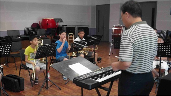 杭州市少年宮示范樂團大師班新聞報道 