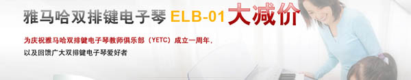 雅馬哈雙排鍵電子琴ELB-01大減價(jià)！ 