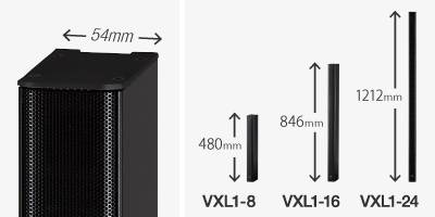 VXL系列——擁有卓越音質(zhì), 能與任何華美布景契合的超薄線陣揚(yáng)聲器即將登場