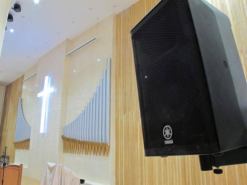 廣州十甫堂——兩只雅馬哈 DXR8 音箱完成的教堂完美擴(kuò)聲