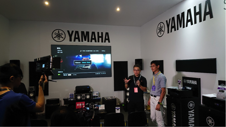 2018 香港高級視聽展 Yamaha環(huán)繞聲黑科技SURROUND:ai 引爆全場