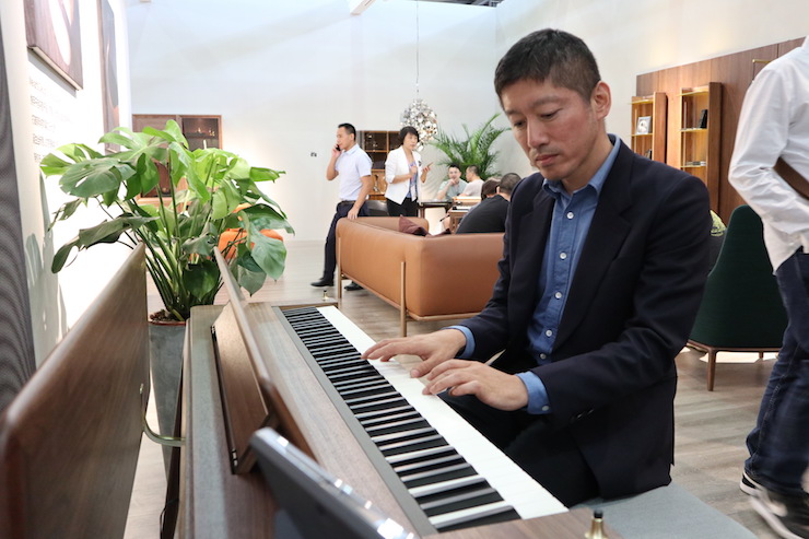 攜手Mexarts漾美家居，概念款雅馬哈亮相上海家具展