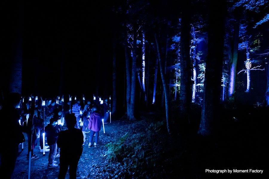 案例｜雅馬哈為壯觀的Kamuy Lumina魔法夜行旅游項目提供配樂設(shè)備