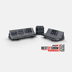 RIVAGE PM5和PM3數(shù)字混音系統(tǒng)，實力斬獲IBC 2020 Best of Show大獎