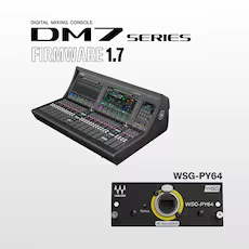 新固件丨Waves WSG-PY64 卡拓展 DM7 系列的音頻處理選項(xiàng)